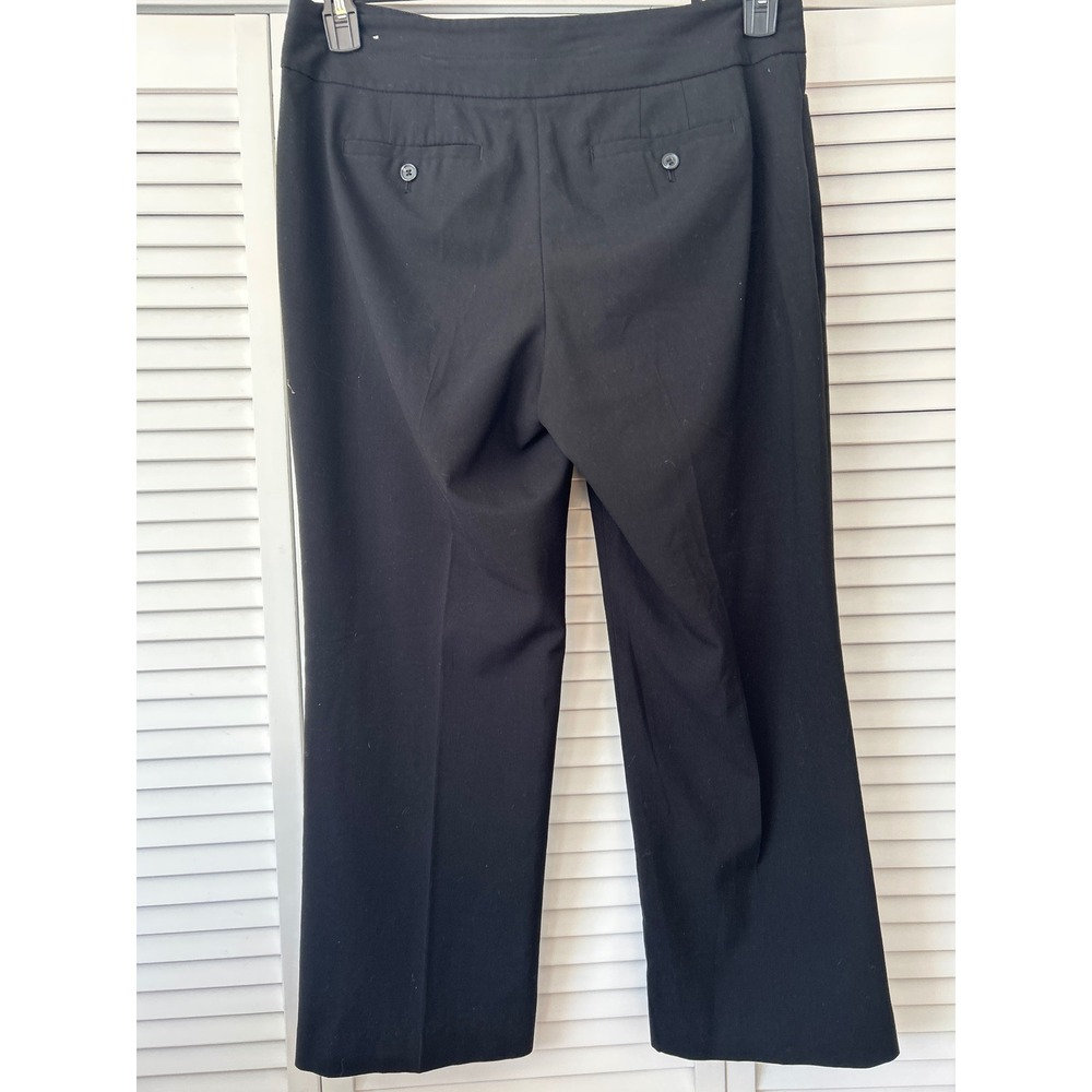 Ann Taylor LOFT Black Ankle Pants Curvy Size 12 career‎ wear dress pants - Picture 3 of 6